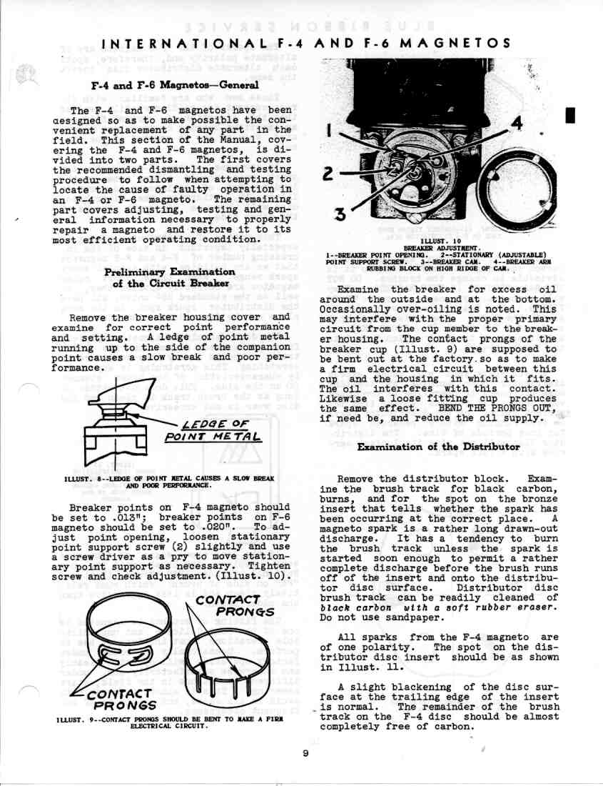 GSS-5035 Service Manual Magnetos